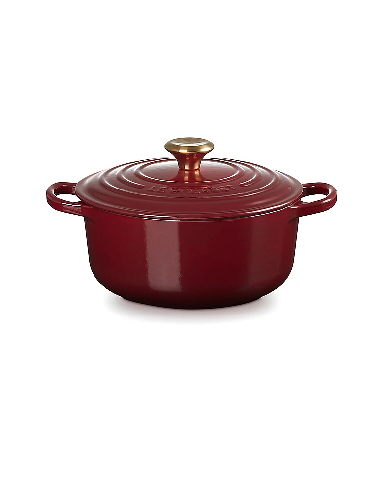 Le Creuset Signature Garnet Cast Iron 20cm Round Casserole